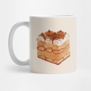 Tiramisu Watercolour design Mug